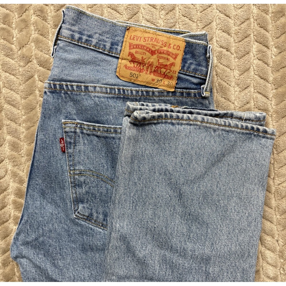 Levi's Men's Straight Jeans - Light Blue